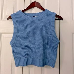 Small H&M blue knit top